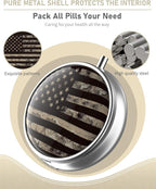 Pill Box, 3 Compartment Portable Travel Medicine Box - Image 4