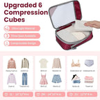 8 Set/6 Set/4 Set Compression Packing Cubes - Image 2