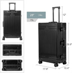 All Aluminum Carry On Luggage，Cut from Whole Aluminum Sheet，22x14x9 Airline - Image 6