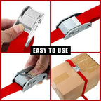 16 Pcs Cambuckle Tie Down Straps 1763lbs Break Strength Securing Straps 1'' x - Image 4