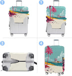 Luggage Cover Washable Suitcase Protector Anti-Scratch, Stretchable Fit - Image 5