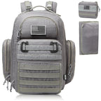 Diaper Bag Backpack for Dad, DBTAC Large Baby Nappy Bag for Men w/Changing Mat by DBTAC