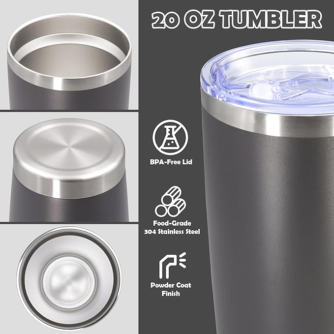 20oz Tumbler Bulk Stainless Steel Tumbler Cup - Image 3