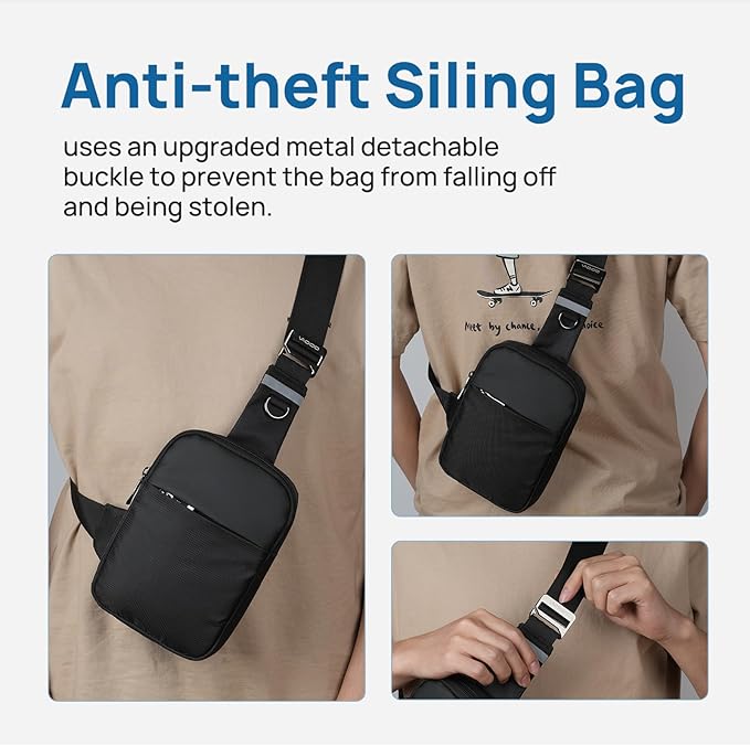 VADOO Mini Sling Bag, Small Crossbody Bag - Image 8