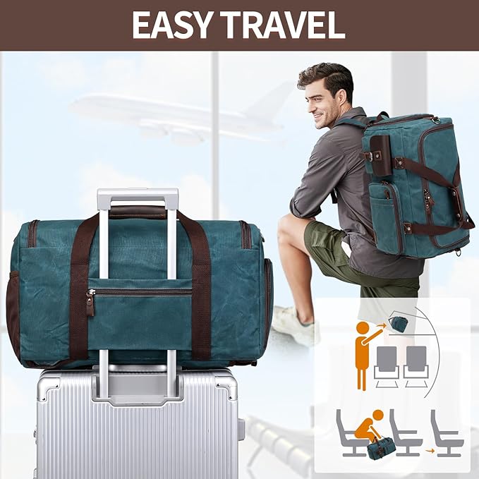 Travel Duffle Bag Weekender Bag - Image 4