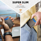 BULLIANT Men Wallet Gift Boxed, Slim Front Pocket Wallet Money Clip Card Holder - Image 7