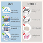 XEWEA Clear Travel Toiletry Bags, 3 Pack TSA Approved Transparent Makeup Bag - Image 6
