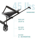 Dream On Me Lightweight And Compact Coast Rider Stroller - Image 3
