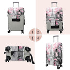 Travel Luggage Cover Suitcase Protector Fits 18-32 Inch Wheel Covers - Image 3