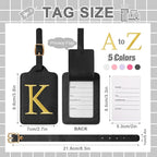 Personalized Initial Luggage Tags - Image 2
