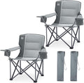 TIMBER RIDGE Oversized Folding Camping Chair by TIMBERRIDGE