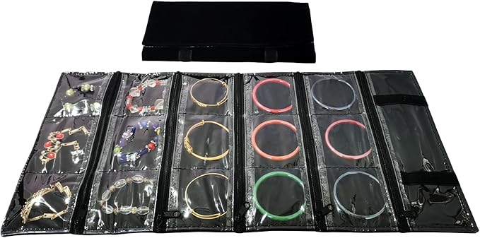 Travel Jewelry Roll Bag Portable Organizer Pouch - Image 2