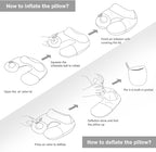 Inflatable Travel Neck Pillow, Best Airplane Neck Pillow - Image 6