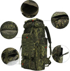 Hiking Backpack for Men 70L/100L Camping Backpack Military Rucksack Molle 3 - Image 5