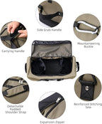 Rolling Duffle Bag with Wheels, 110L/140L Expandable Soft-Sided Foldable Duffle - Image 4