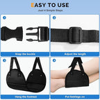 Airplane Foot Hammock, Adjustable Portable Foot Hammock - Image 6