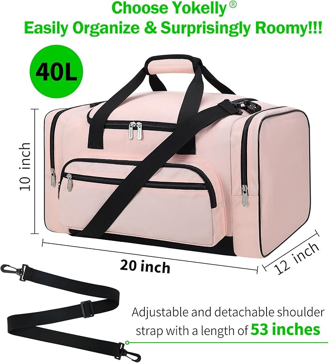 Sports Duffel Bag 20 inch for Travel Gym - Image 5