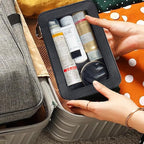 Clear Makeup Bag Small, TSA Approved Portable Toiletry Bag - Image 4