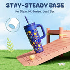 24 oz Stainless Steel Tumbler for Children: Durable Handle, Straw Gulp Lid - Image 6