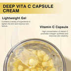 Deep Vita C Capsule Cream, Face Moisturizer with Niacinamide for Wrinkles, Firming, Skin Radiance, Refined Pores, 140g/4.9oz