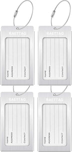 Luggage Tags Metal Suitcase Tags Travel Bag ID Identifier Luggage Tag by WeBravery