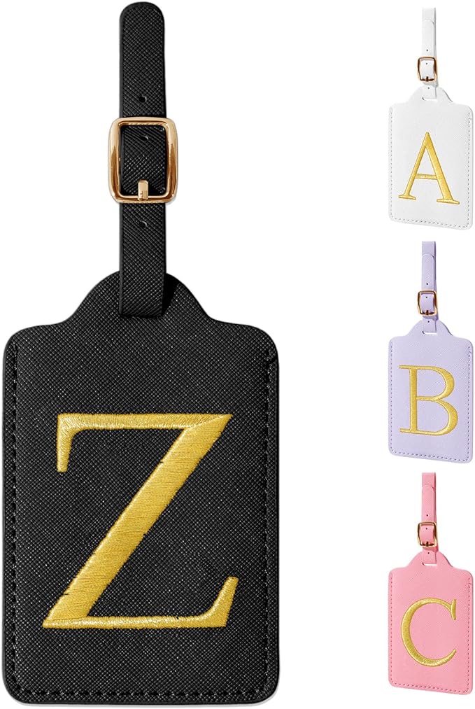 Personalized Initial Luggage Tags by izuzta