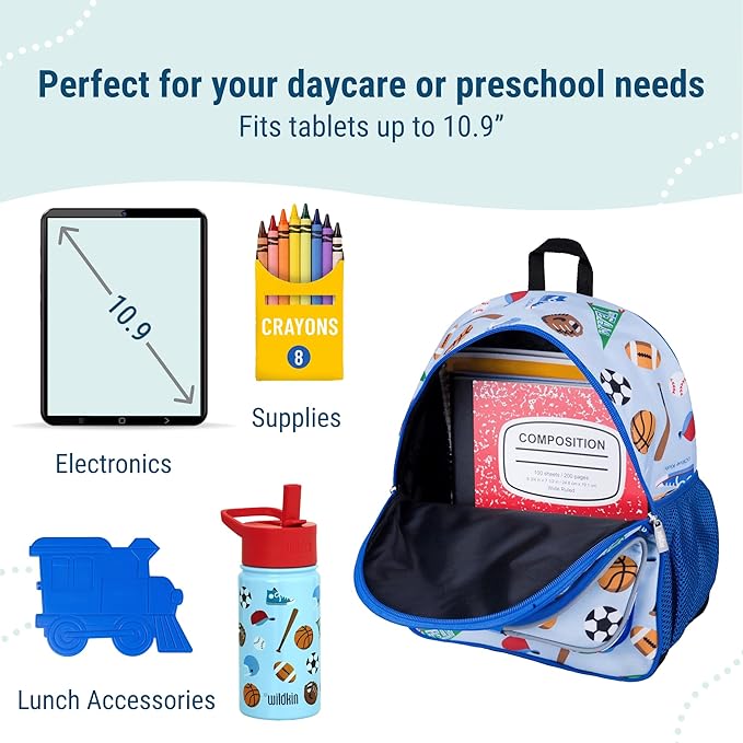 Wildkin 12-inch Kids Backpack – Padded, Adjustable - Image 5