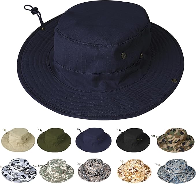 Sun Hats for Men Women Boonie Hat Foldable Fishing Hat UPF 50+ Bucket Hat for by ZOORON