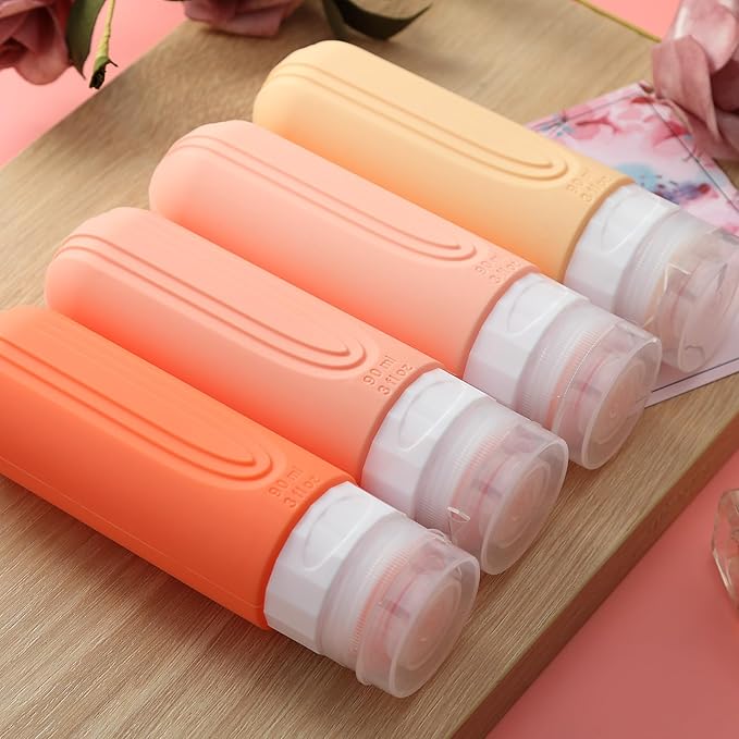 Travel Bottles for Toiletries, Tsa Approved 3oz Travel Size Containers BPA Free - Image 5
