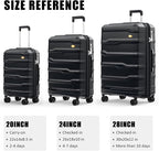 24 Inch Luggage with Spinner Wheels, Hard Shell Suitcase, Lightweight PP - Image 8