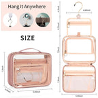Clear Cosmetic Bags, Hanging Toiletry Bag - Image 5