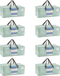VENO 8 Pack Moving Bags for College, Heavy-Duty Storage Totes, Moving Boxes and by Veno