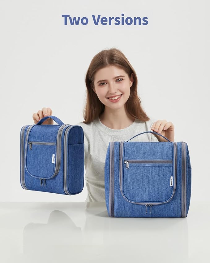 Narwey Hanging Toiletry Bag for Women Travel Makeup Bag Organizer Toiletries - Image 8