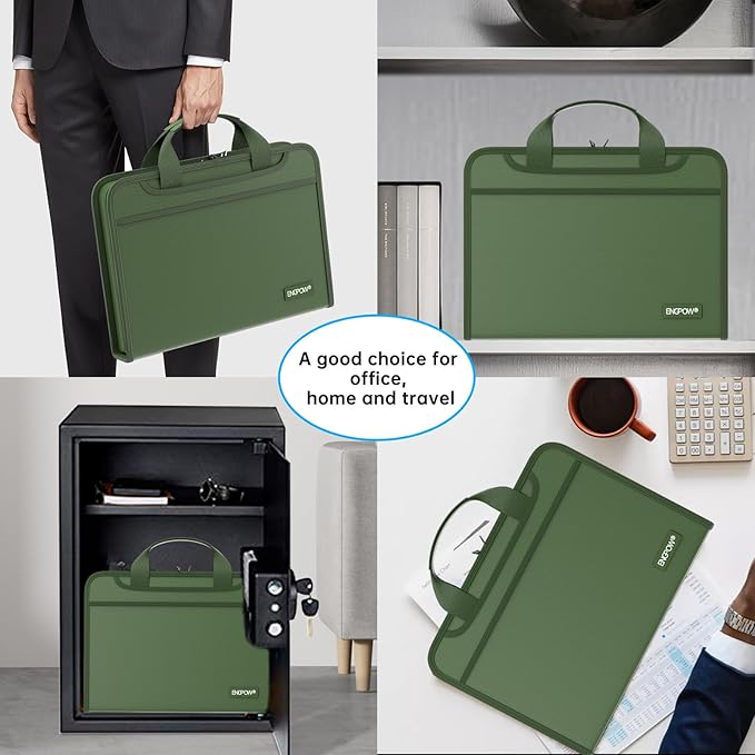 ENGPOW Accordion File Organizer, Fireproof Expanding File Folder - Image 7