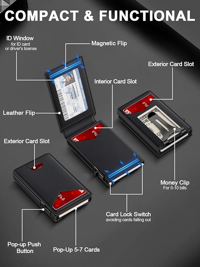 Wallet for Men RFID Wallet - Image 7