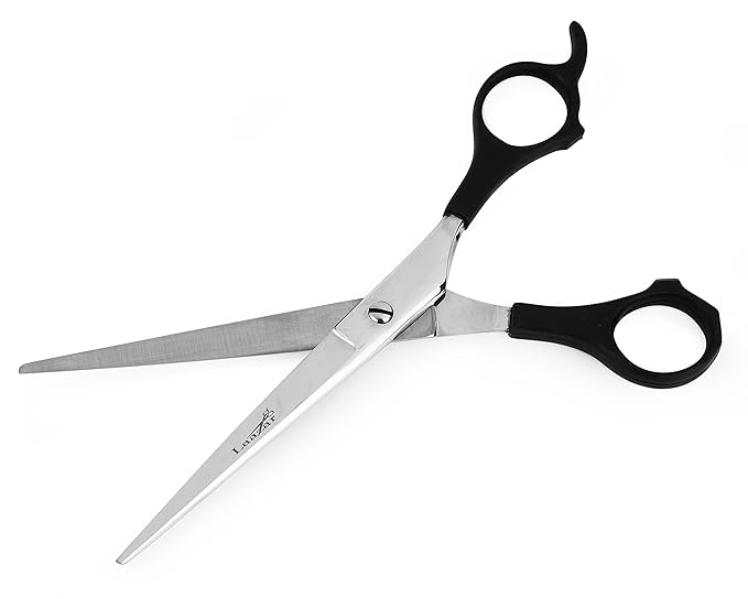 Laazar Straight Hair Cutting Scissors | Professional Hairdresser Trimming Shears with Premium Japanese Steel Blade | Extra Sharp | Grooming Tools for Men, Women, Pro Barber, or Hair Salon