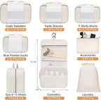 BAGAIL 6 Set/8 Set/10 Set Packing Cubes Various Sizes Packing Organizer - Image 2