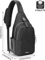 G4Free Sling Bag RFID Blocking Sling Backpack Crossbody Chest Bag Daypack - Image 3