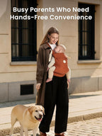 Grownsy Baby Carrier Newborn to Toddler, Ergonomic & Cozy Wraps - Image 7