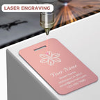 Personalized Luggage Tags, Custom Luggage Tags 4 Pack TSA Approved Double Sided - Image 3