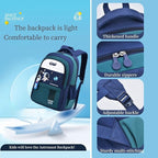Astronaut-space Kids Backpack for Girls Elementary Middle School Backpack Book - Image 6