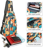 TITECOUGO Small Sling Bag, Lightweight Crossbody Backpack - Image 2