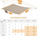 Lazy Daze Hammocks 11 FT Double Outside Hammock Quick Dry Olefin Fabric Hammock - Image 8