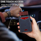 Wallet for Men Wallet with Slim Pop Up Card Holder 9-13 Cards, Bifold - Image 2