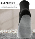 BULLIANT Compression Socks for Men 6Pairs, Athletic Crew Socks Cushioned For - Image 3