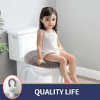 Microfiber Elongated Toilet Seat Cover 19.5"x 15" Machine Washable Solid Toilet - Image 5