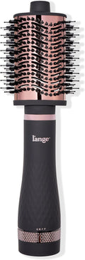 L'ANGE HAIR Multi-Volume Series Blow Dryer Brush | Interchangeable Hair Dryer Brush with Ionic Titanium Barrel for Smooth, Voluminous Styling | Black - Oval 75mm