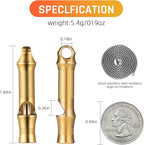 TISUR Titanium Emergency Whistle, EDC Safety Whistles Necklace Loud up to 120db - Image 2