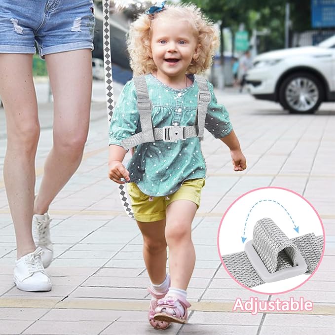 Accmor Toddler Harness Leash + Anti Lost Wrist Link, Cute Deer Kids Harness - Image 8