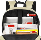 School Backpack, Unisex Classic Bookbag Teens Schoolbag - Image 4